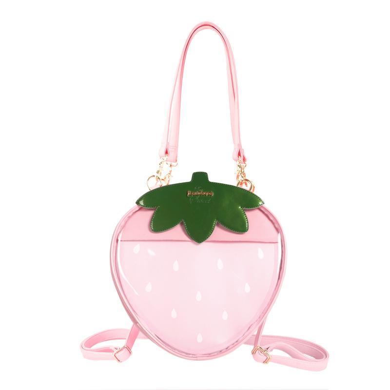 Mint Manbo Sweet Lolita Strawberry Dual‑Shoulder Itabag Backpack