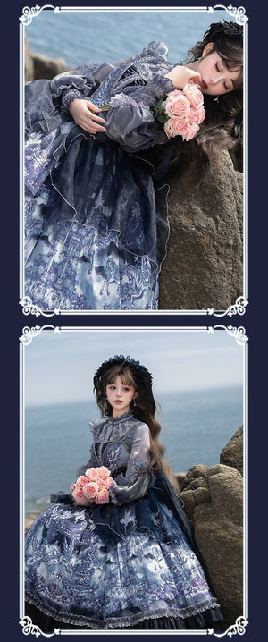 Angel Garden Classic Lolita JSK 1227 - LolitaEraFull SetSAngel Garden Classic Lolita JSK 1227