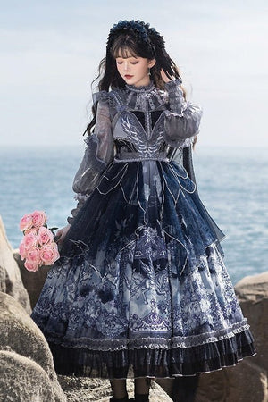 Angel Garden Classic Lolita JSK 1227 - LolitaEraFull SetSAngel Garden Classic Lolita JSK 1227