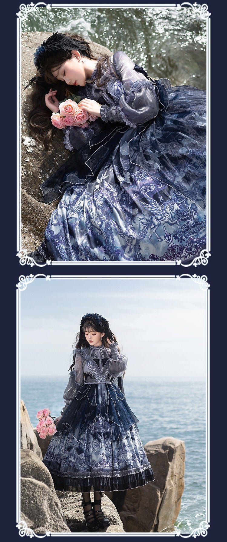 Angel Garden Classic Lolita JSK 1227 - LolitaEraFull SetSAngel Garden Classic Lolita JSK 1227