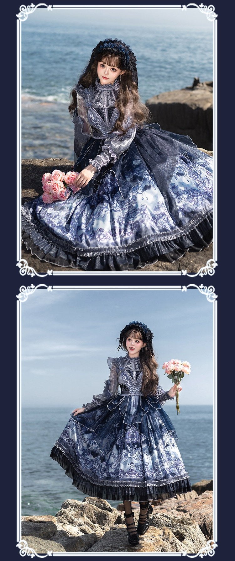 Angel Garden Classic Lolita JSK 1227 - LolitaEraFull SetSAngel Garden Classic Lolita JSK 1227