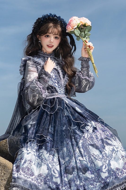 Angel Garden Classic Lolita JSK 1227 - LolitaEraFull SetSAngel Garden Classic Lolita JSK 1227