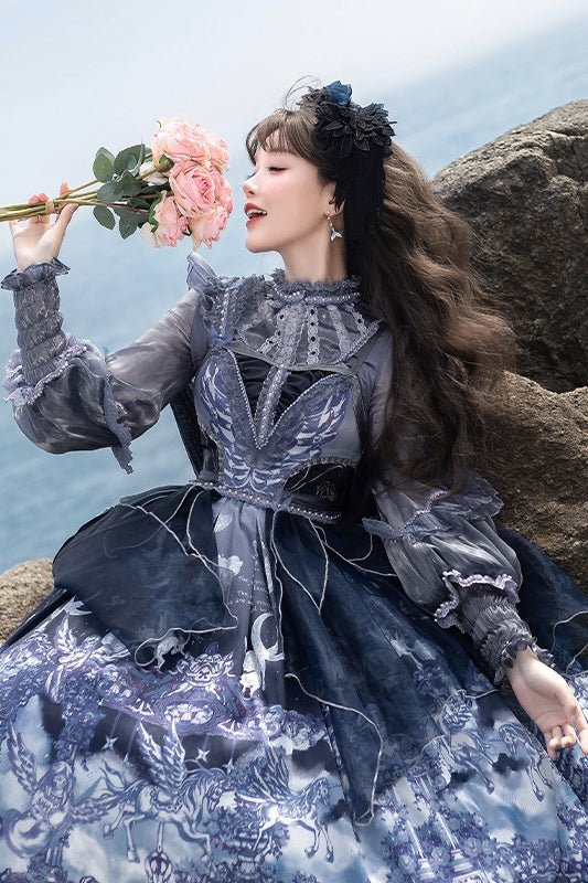 Angel Garden Classic Lolita JSK 1227 - LolitaEraFull SetSAngel Garden Classic Lolita JSK 1227