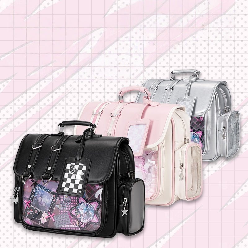 Anime Pastel Sky Foam Large Capacity Ita - Bag - LolitaEraPinkAnime Pastel Sky Foam Large Capacity Ita - Bag