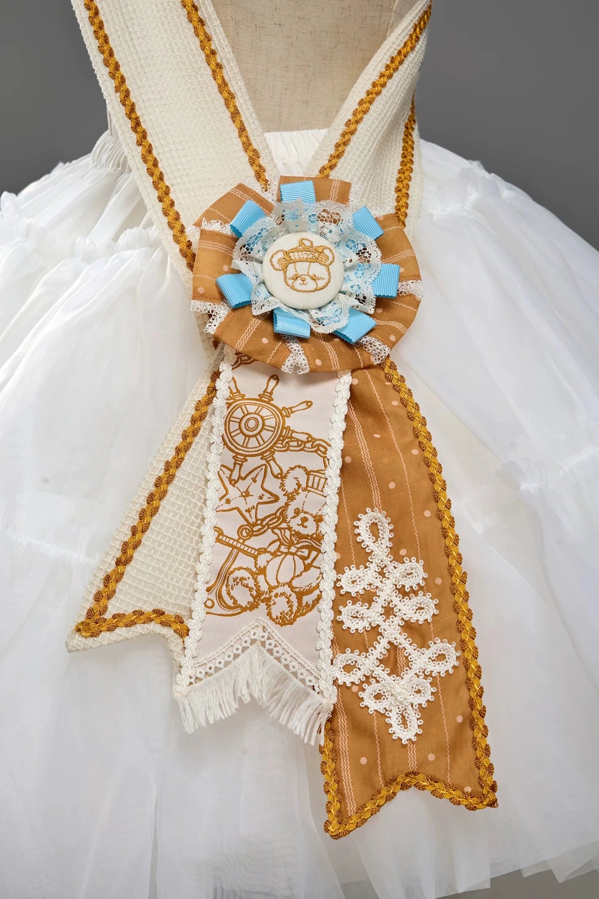Antique Sailor Bear Lolita Accessories Set - LolitaEra