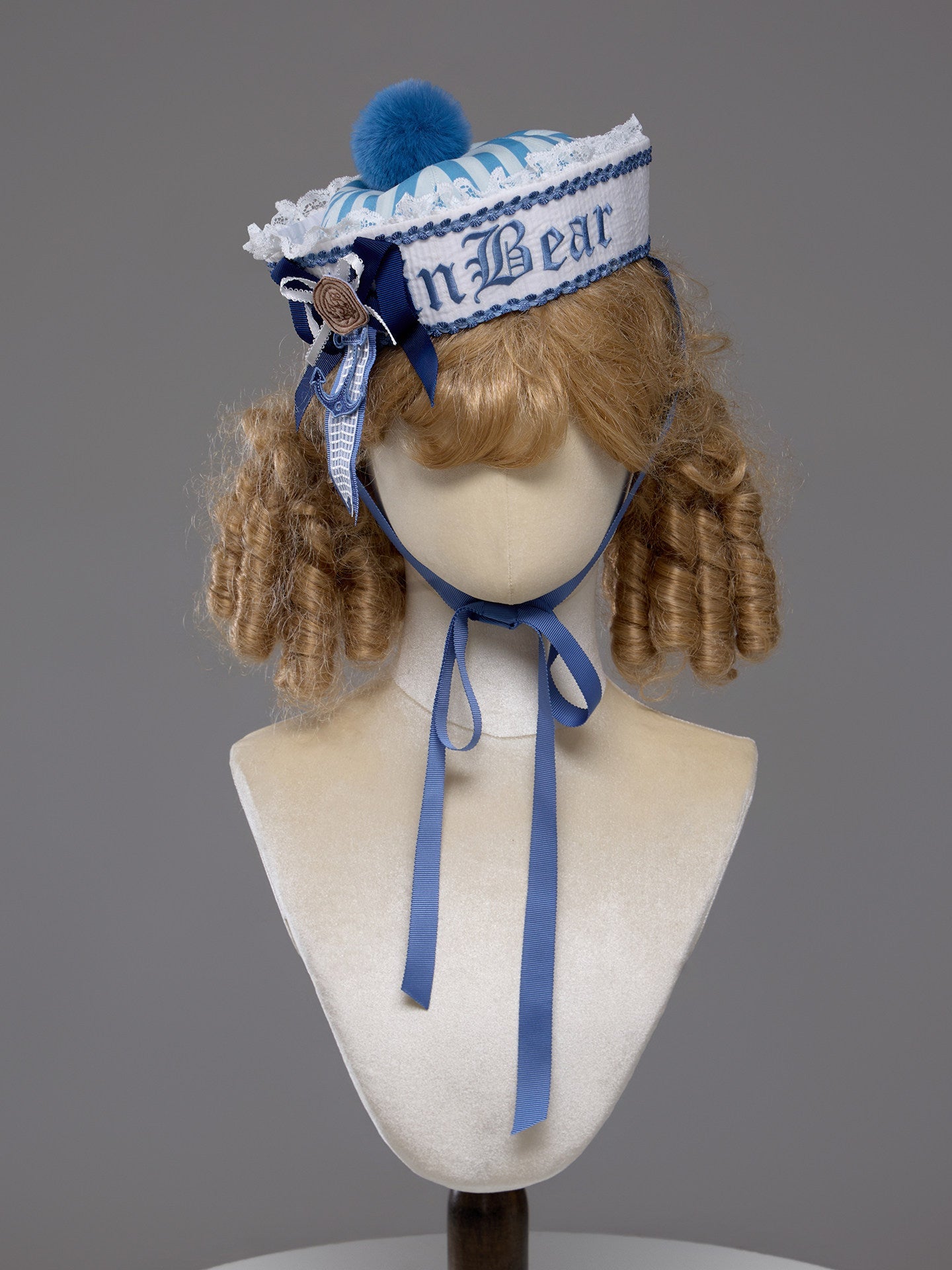 Antique Sailor Bear Lolita Accessories Set - LolitaEra