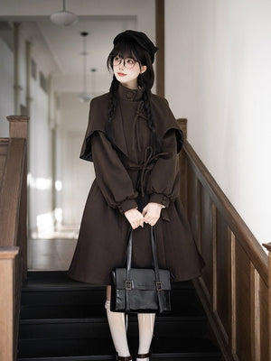 Baker Street Files Preppy Layered - Look Short OP - LolitaEraGreen OP SetSBaker Street Files Preppy Layered - Look Short OP