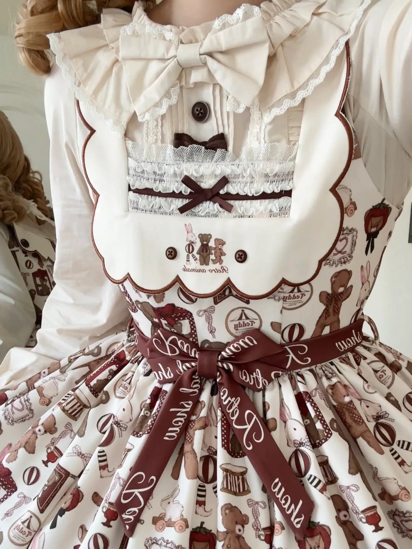 [In-Stock Drop] Bear Daily JSK/OP/Inner Layer Original Lolita Cute Lolita Dress