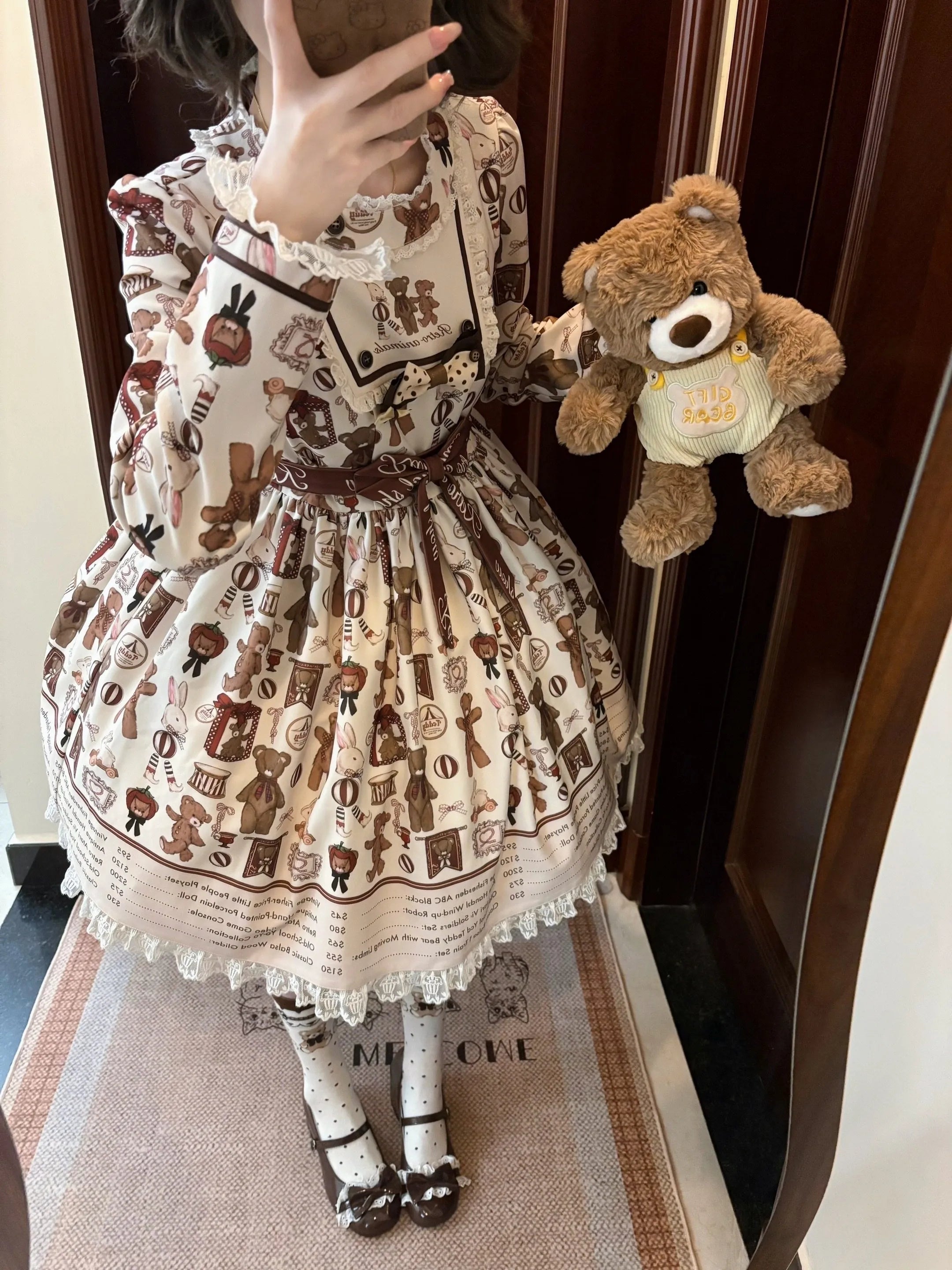 [In-Stock Drop] Bear Daily JSK/OP/Inner Layer Original Lolita Cute Lolita Dress