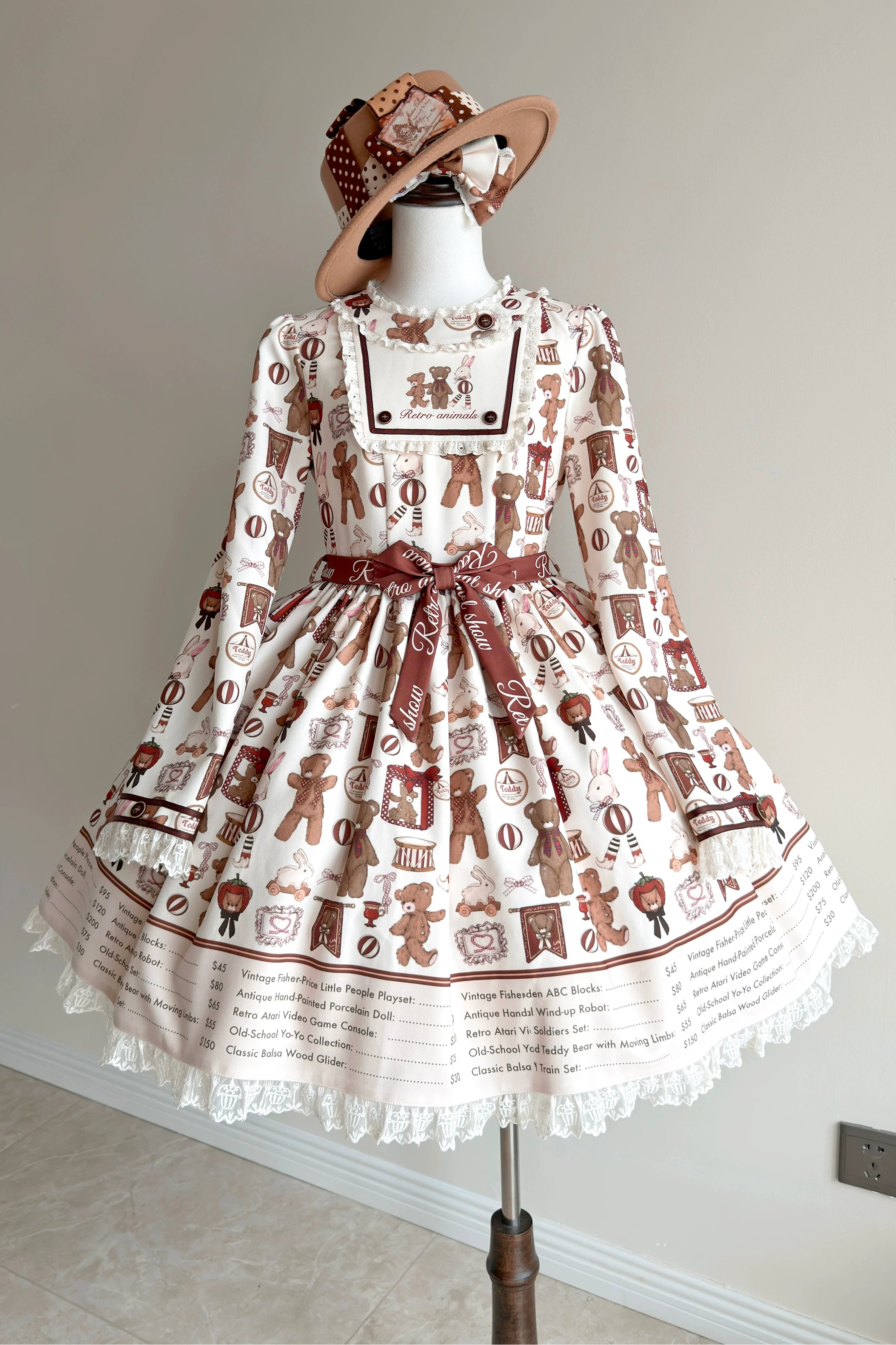 [In-Stock Drop] Bear Daily JSK/OP/Inner Layer Original Lolita Cute Lolita Dress
