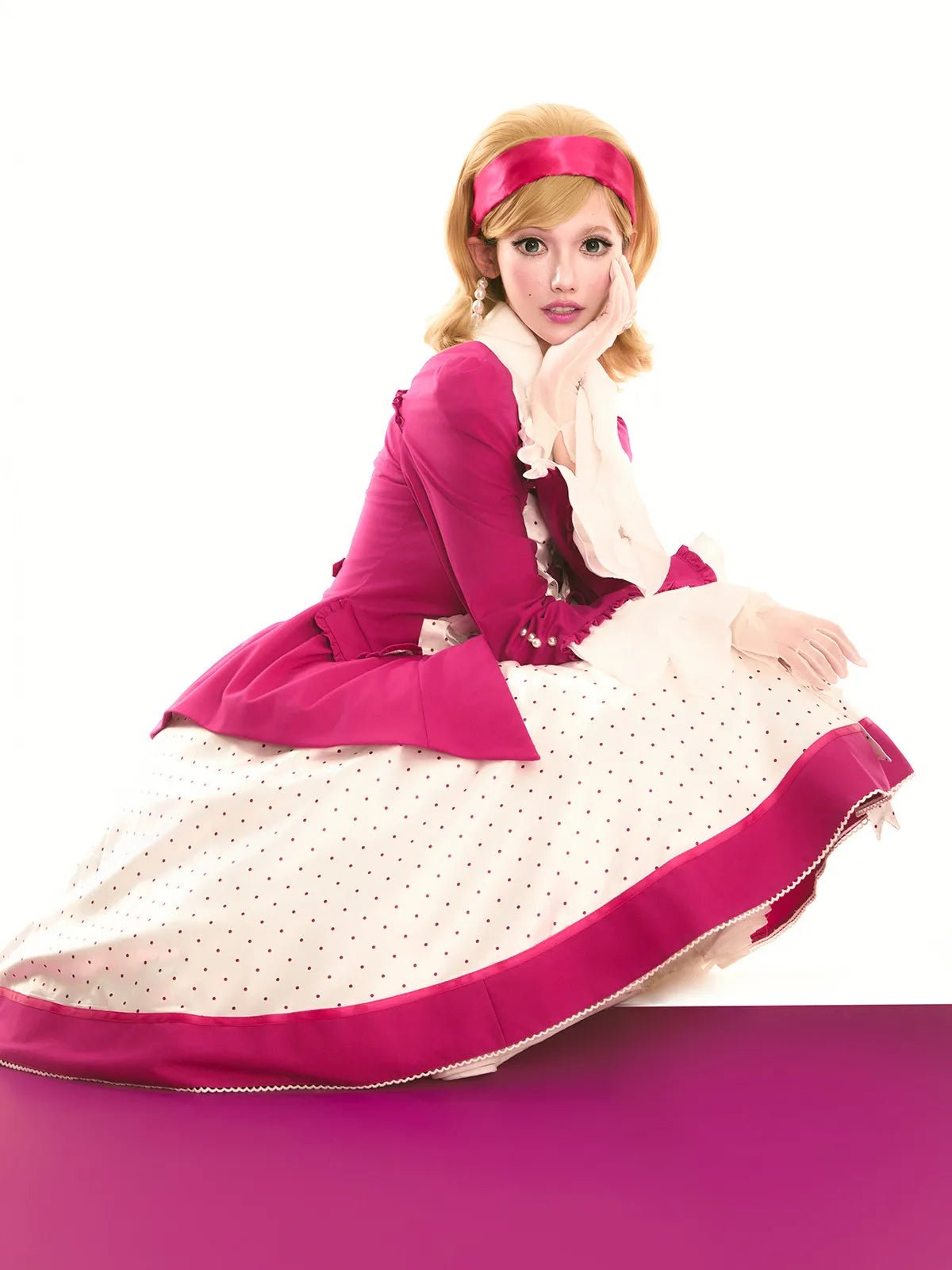 Beautiful Covenant American Vintage Lolita Pink Suit Set - LolitaEra