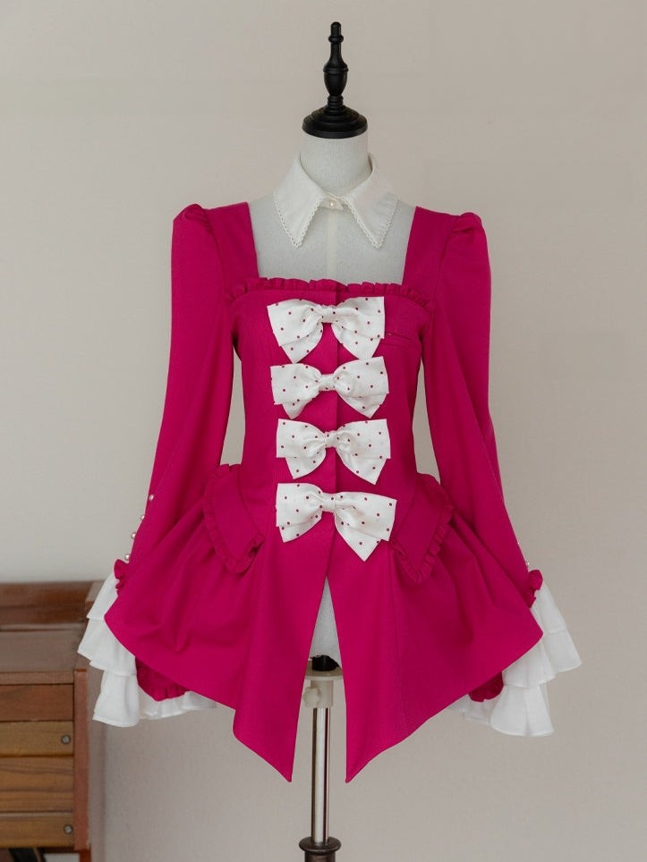 Beautiful Covenant American Vintage Lolita Pink Suit Set - LolitaEra