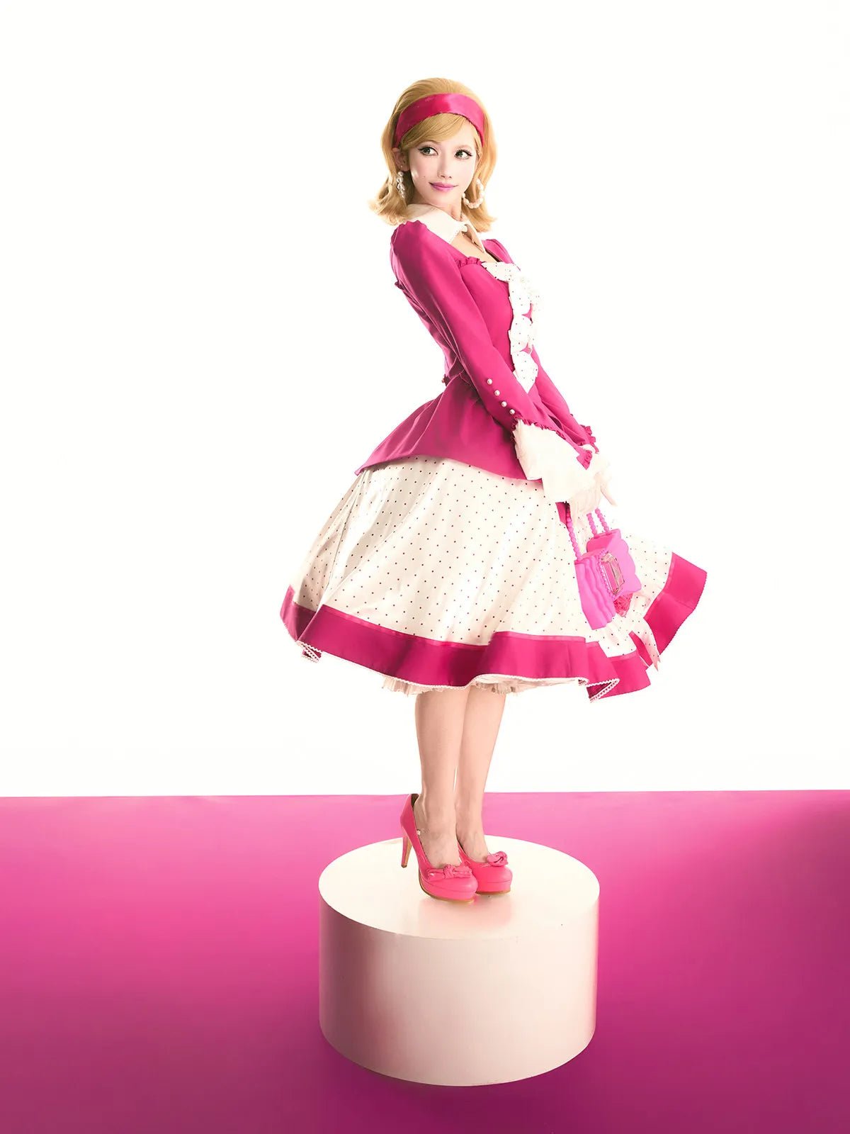 Beautiful Covenant American Vintage Lolita Pink Suit Set - LolitaEra