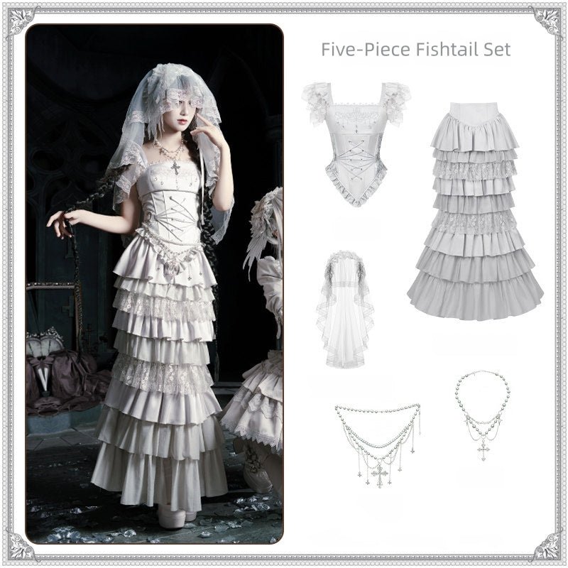 Bionic humanoid Lolita Fishtail Set 1294 - LolitaEraFishtail SetSBionic humanoid Lolita Fishtail Set 1294