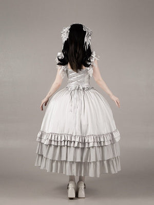 Bionic humanoid Lolita Long SK Set 1293 - LolitaEraLong SK SetSBionic humanoid Lolita Long SK Set 1293