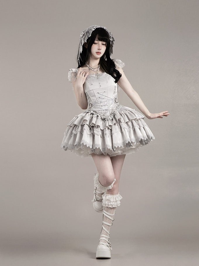 Bionic humanoid Lolita Short SK Set 1292 - LolitaEraShort SK SetSBionic humanoid Lolita Short SK Set 1292