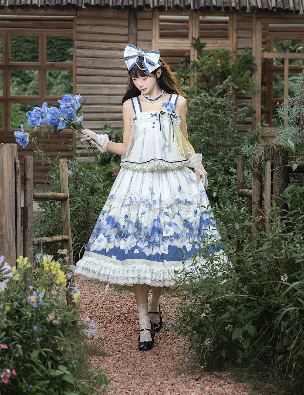 Blue Kite Lolita JSK Dress and Accessories Series - LolitaEra