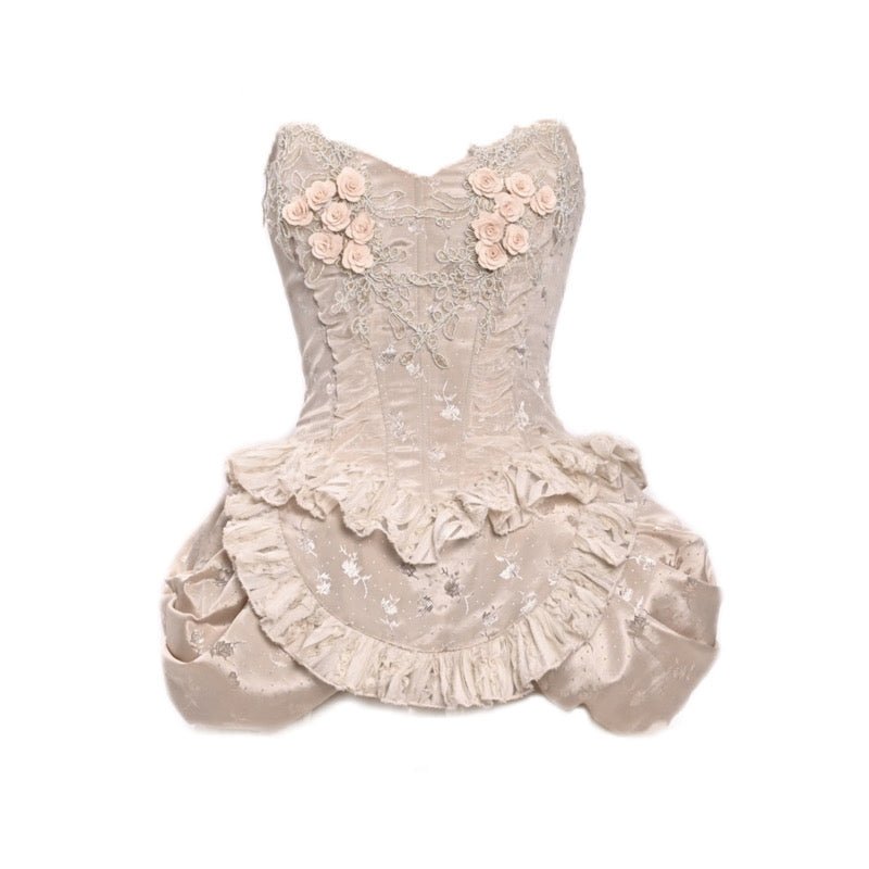 Broken Ballet Vintage Rococo Court Gown LE1205 - LolitaEraTopSBroken Ballet Vintage Rococo Court Gown LE1205