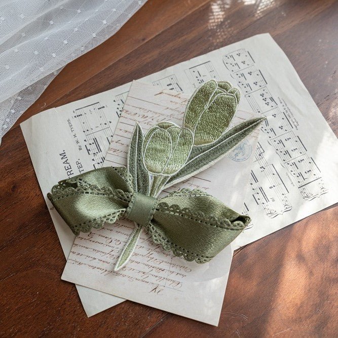 Bunny Classic Fresh Green Lolita Dress - LolitaEraOP+BroochSBunny Classic Fresh Green Lolita Dress