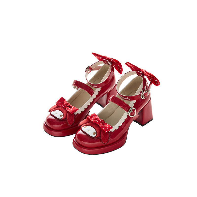 My Melody Collaboration Series Red & Pink Platform Shoes