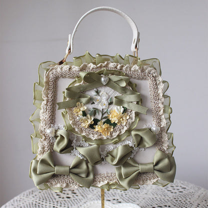 Lolita Elegant Floral Lace Handbag LE1002