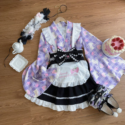 Lolita Japanese style  Maid Dress LE1024