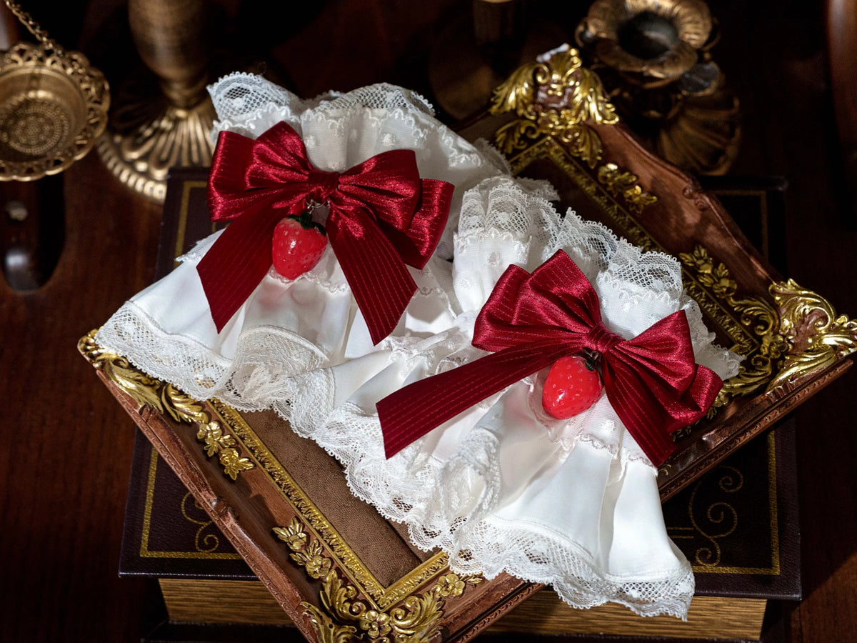 Half Strawberry Sweet Princess Style Lolita Strawberry OP Dress