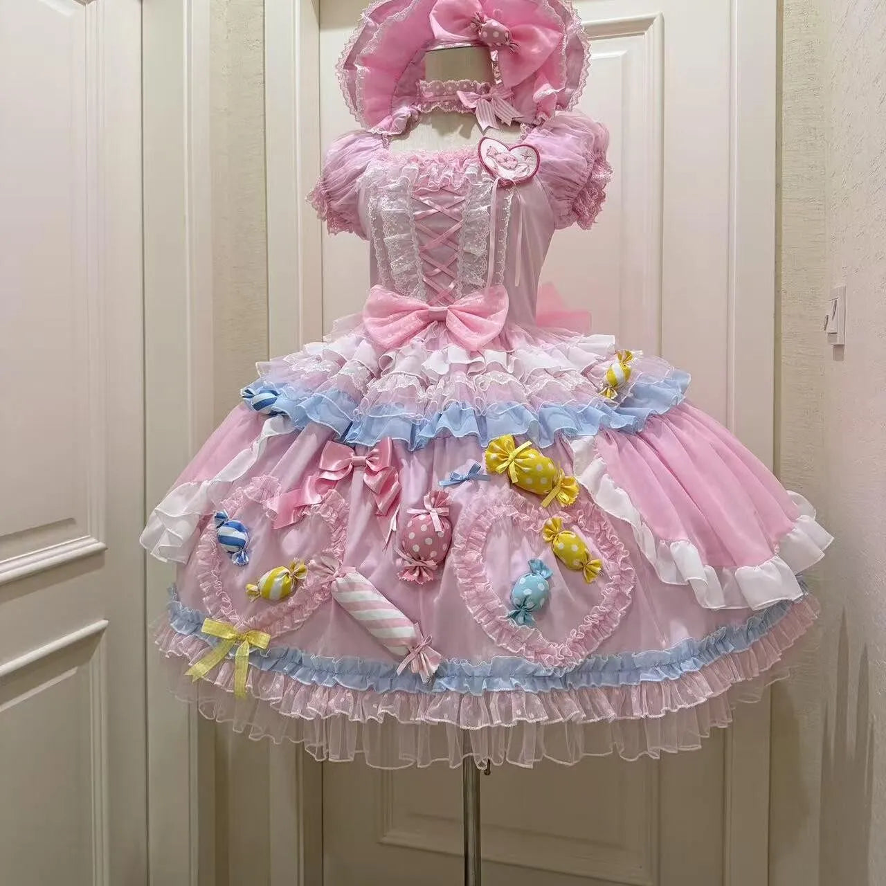 渔老板 Genuine small princess costume, Lolita style, tutu skirt, high-quality style