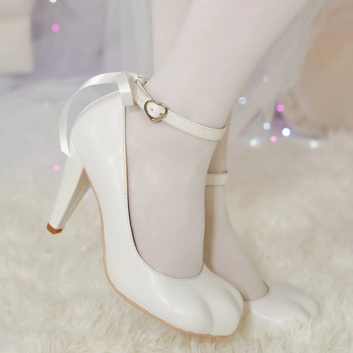 High heels, ballet shoes, Mary Jane shoes with a strap, exclusive hair band, (Physicals), Lolita style, french style