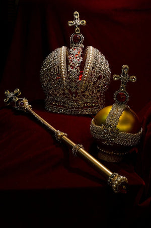 Catherine the Great Coronation Crown and Scepter Set LE4157 - LolitaEraCrownCatherine the Great Coronation Crown and Scepter Set LE4157