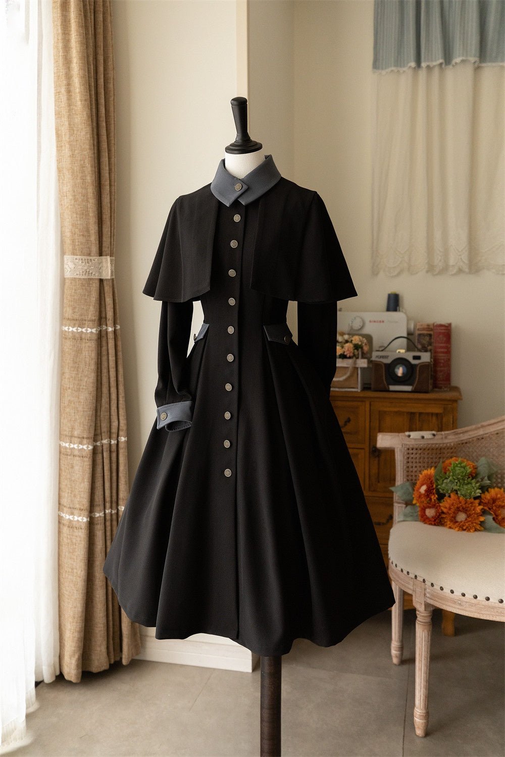 Cedar Forest Classic Vintage Lolita Set 1248 - LolitaEraBlackSCedar Forest Classic Vintage Lolita Set 1248