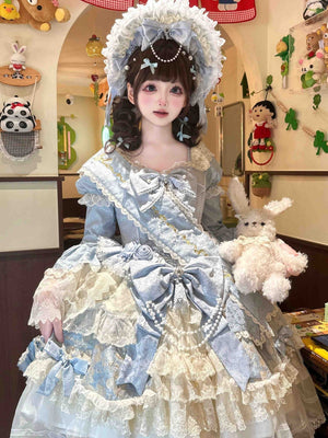 Chloris' Kiss Heavy - Embellished Lolita Dress - LolitaEraFull SetSChloris' Kiss Heavy - Embellished Lolita Dress
