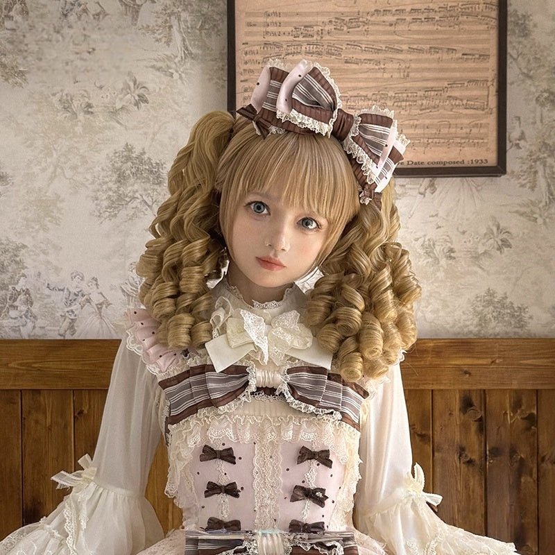 Chocolate Tart Lolita Pink JSK Dress - LolitaEraPink KCSChocolate Tart Lolita Pink JSK Dress