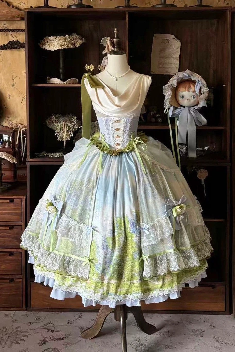 Giverny Spring Day Elegant Fairy Lolita JSK