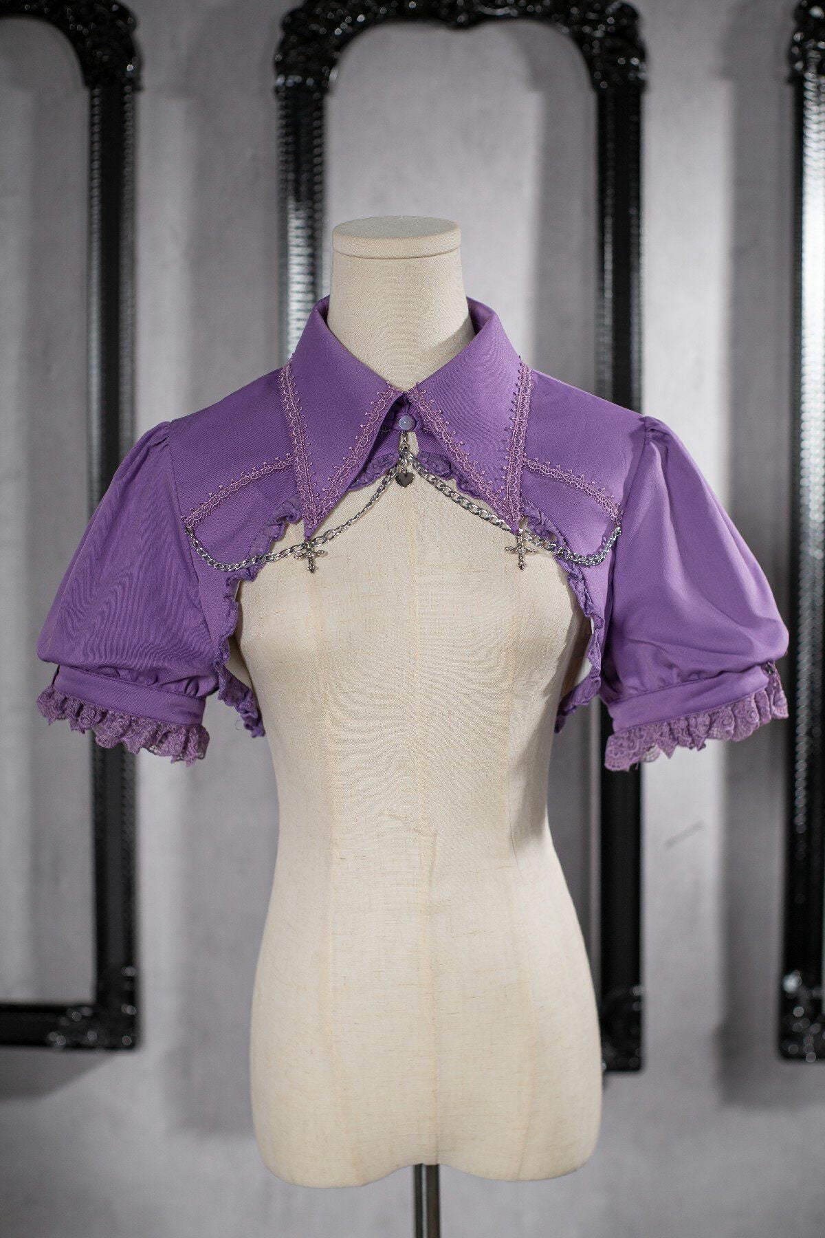 Contract Cross Gothic Blue Pink Purple JSK - LolitaEraBlueSContract Cross Gothic Blue Pink Purple JSK
