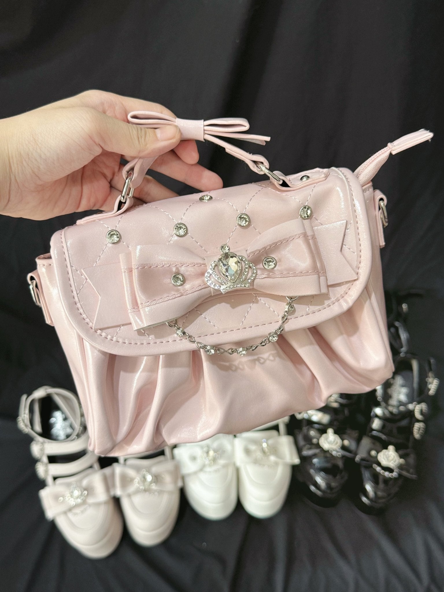 Coronation Gift Box Elegant Lace Bag - LolitaEraWhiteCoronation Gift Box Elegant Lace Bag