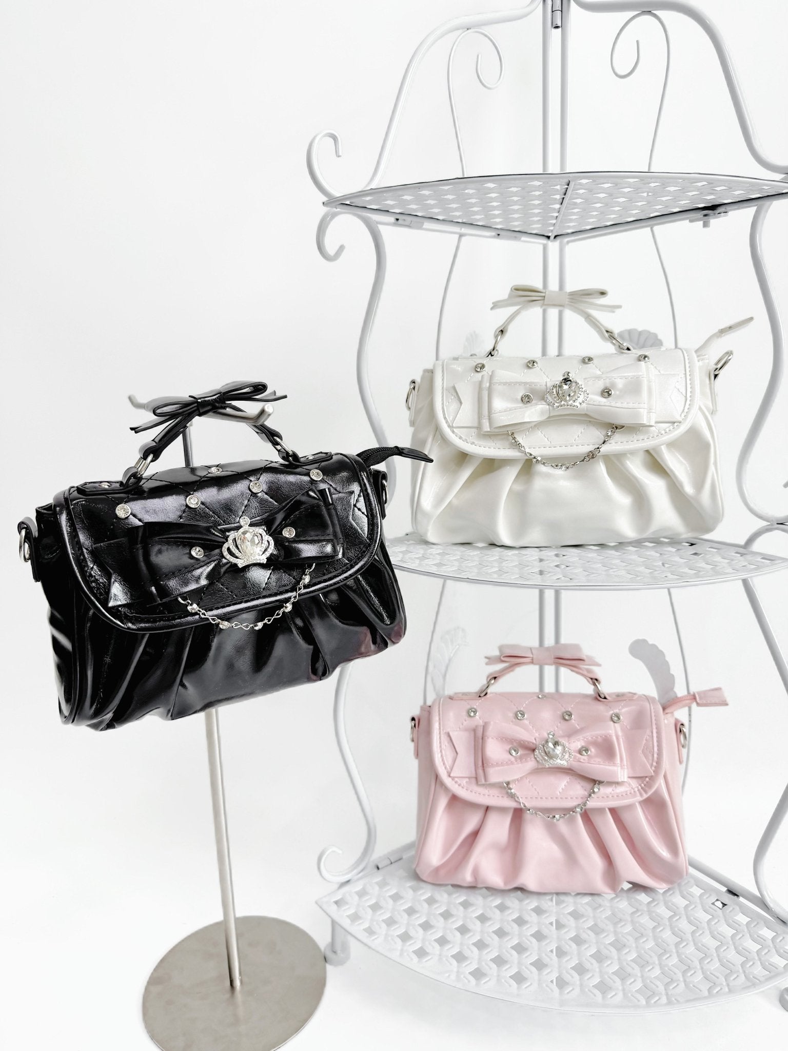 Coronation Gift Box Elegant Lace Bag - LolitaEraWhiteCoronation Gift Box Elegant Lace Bag
