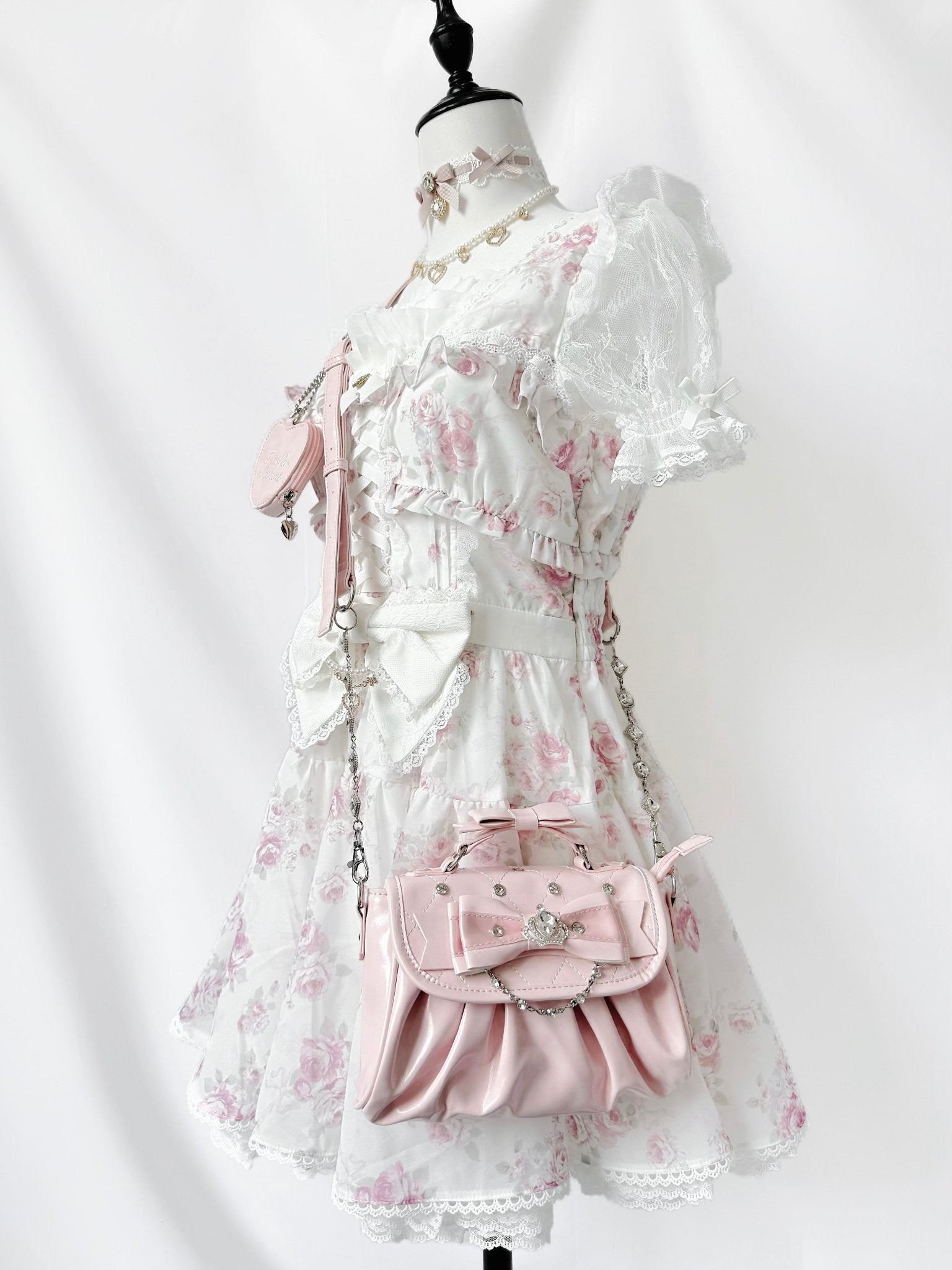 Coronation Gift Box Elegant Lace Bag - LolitaEraWhiteCoronation Gift Box Elegant Lace Bag