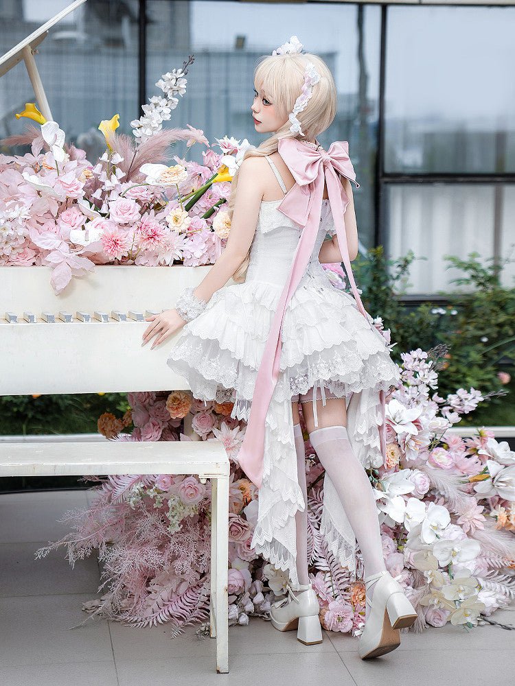 Cupid Sequence White Lolita JSK Dress Set - LolitaEra