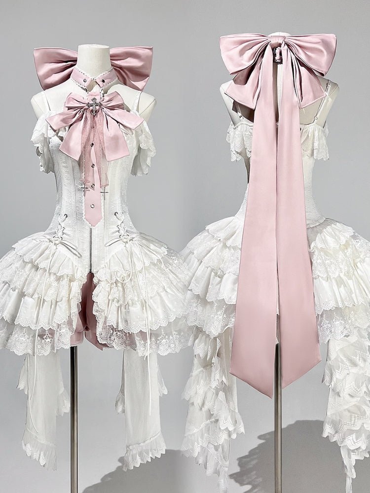 Cupid Sequence White Lolita JSK Dress Set - LolitaEra