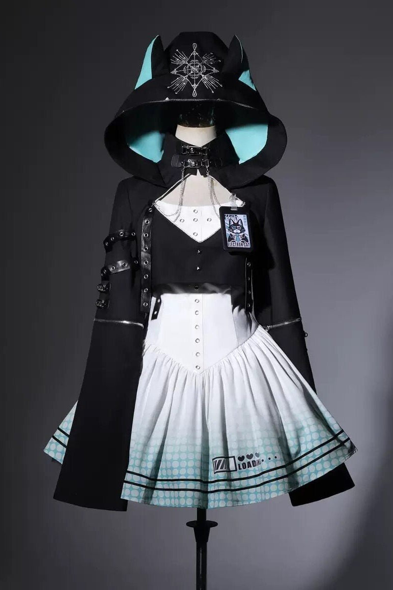 Cyber Cat Cosplay Cami Dress - LolitaEra