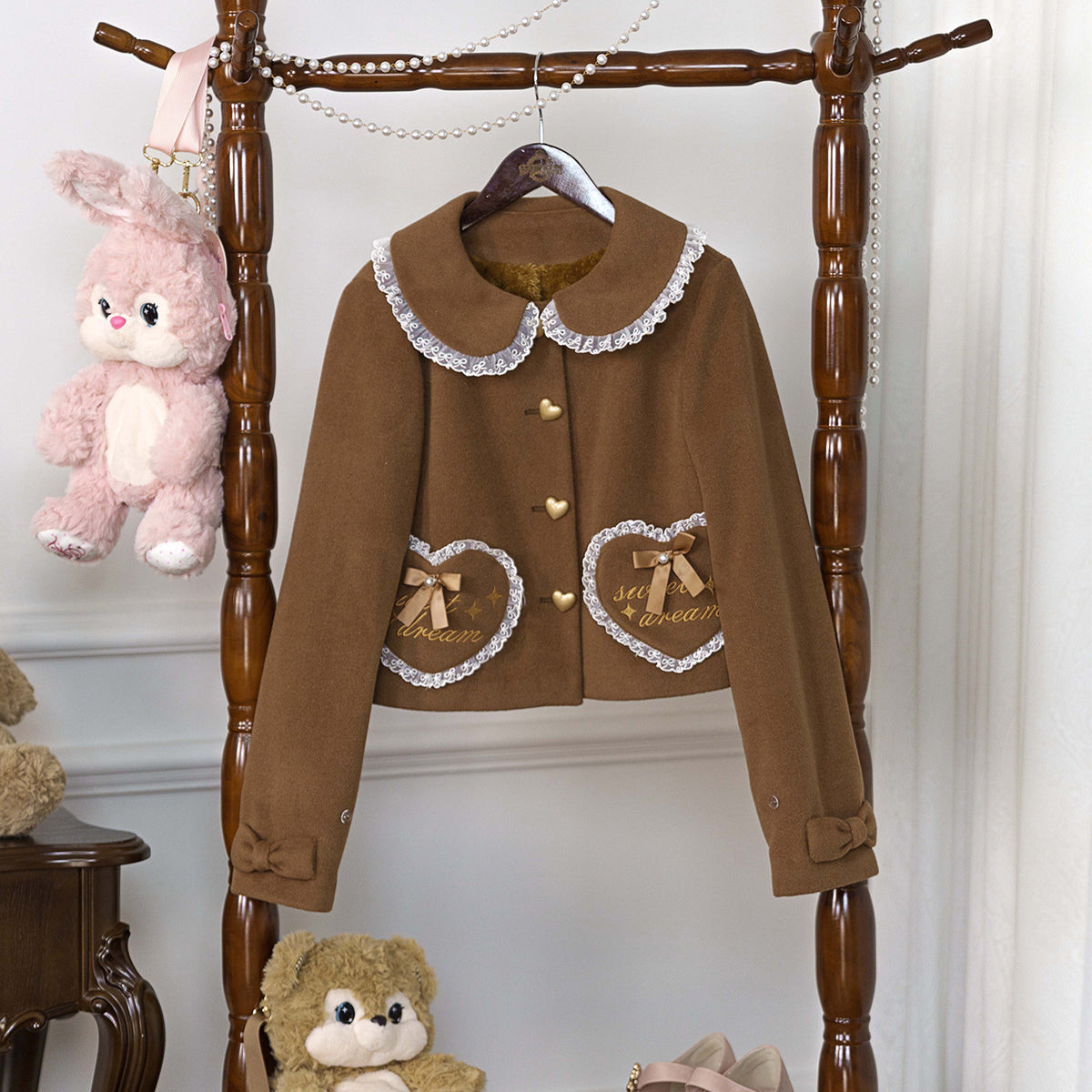 Milk Puff Dream Whisper Lolita Vintage Versatile Coat