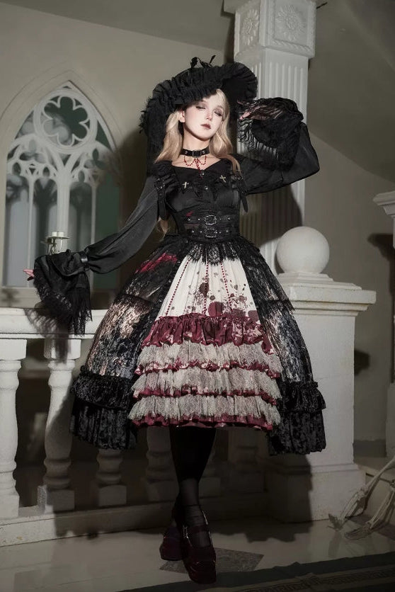Heretic Nun Gothic Lolita Short JSK Set