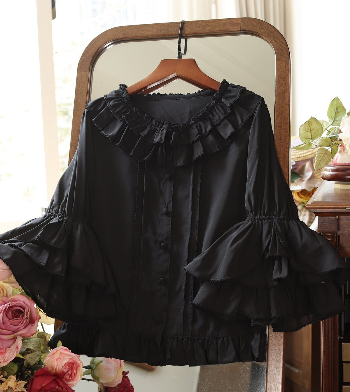 Summer Breeze 2.0 Ruffle Collar Princess Sleeve Lolita Blouse