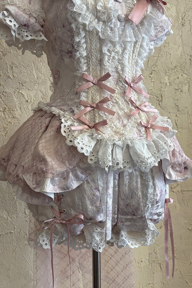 Castle Bunny Vintage Doll‑Like Two‑Piece Lolita Set