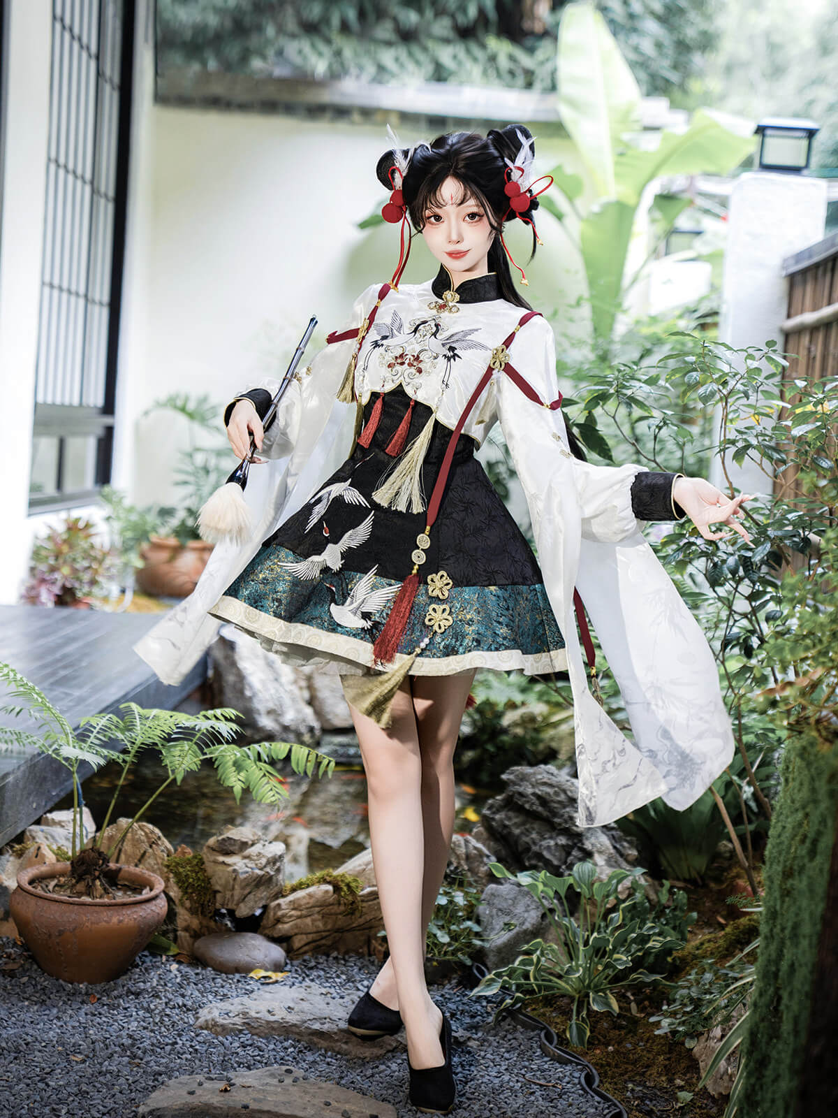 Demon Hunter Chinese Style Lolita Dress Set - LolitaEraSetSDemon Hunter Chinese Style Lolita Dress Set