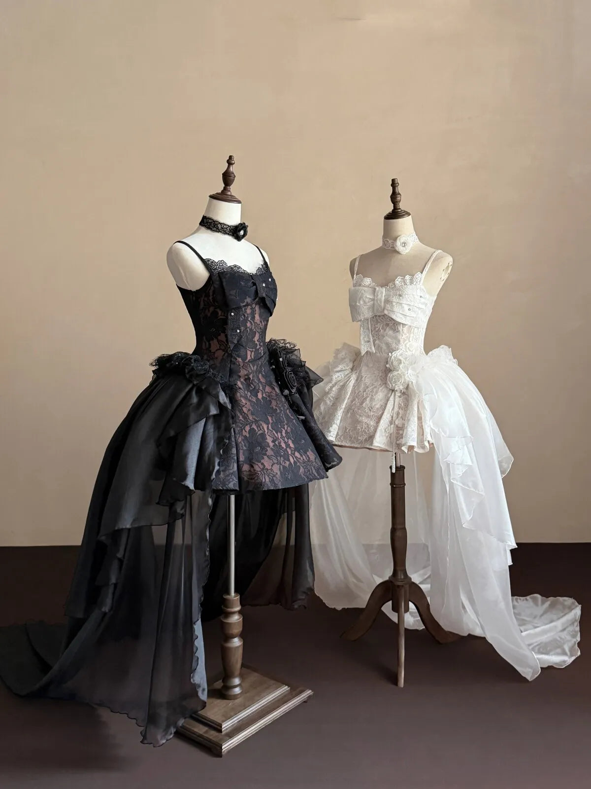 [Deposit] Daughter of the East* Lace Sp Noble Girl Long Train Lolita Little Flower Wedding Dress