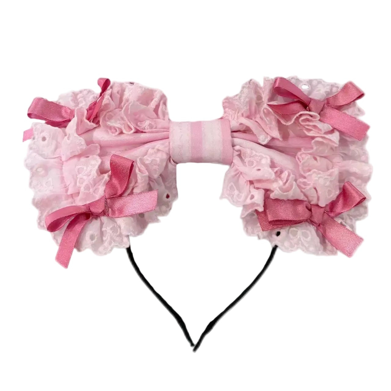 (Deposit) Eternal Maiden Heart Printed Striped Six-Panel JSK OP Lolita High-Waist Dress