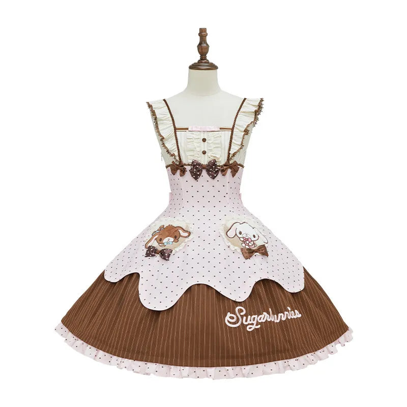 Deposit: Midsummer Story Honey Bonnie Collaboration Vest Dress Chef Hat Sanrio Family Collaboration Edition