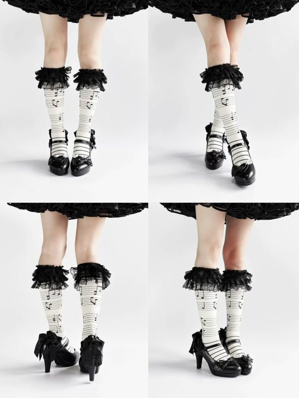 Doll Bride Lolita Classic Elegant Almond Toe High Heels - LolitaEra